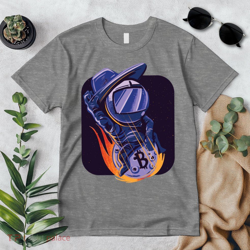 Bitcoin Cowboy Astronaut Premium T-Shirt