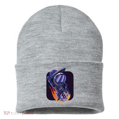 Bitcoin Cowboy Astronaut Sustainable Knit Beanie