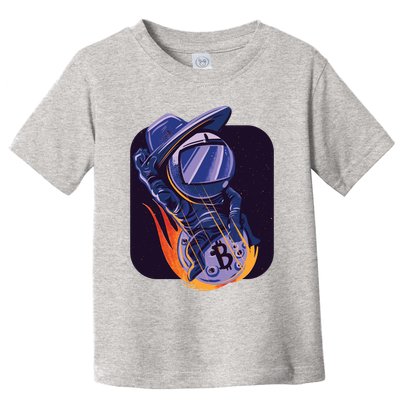 Bitcoin Cowboy Astronaut Toddler T-Shirt