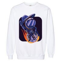 Bitcoin Cowboy Astronaut Garment-Dyed Sweatshirt