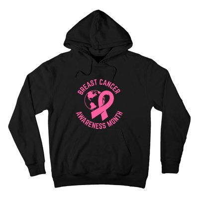 Breast Cancer Awareness Month Day Pink Ribbon Gift Hoodie