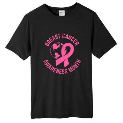 Breast Cancer Awareness Month Day Pink Ribbon Gift Tall Fusion ChromaSoft Performance T-Shirt