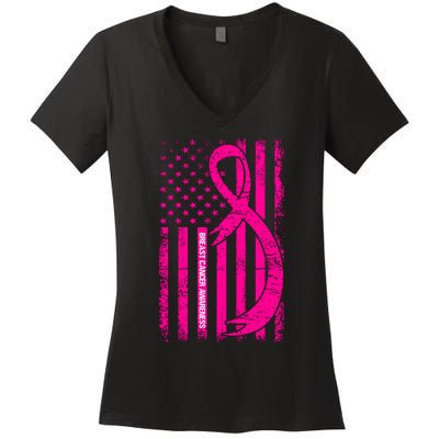 Breast Cancer Awareness T Women's V-Neck T-Shirt