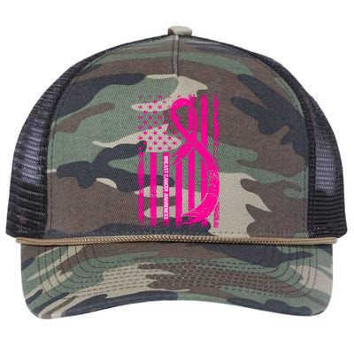 Breast Cancer Awareness T Retro Rope Trucker Hat Cap