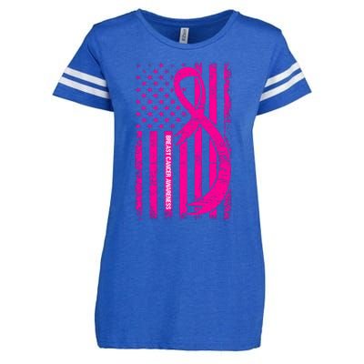 Breast Cancer Awareness T Enza Ladies Jersey Football T-Shirt