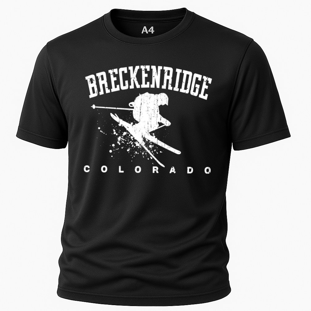 Breckenridge Colorado Alpine Snow Skiing Rocky Mountains Gift Performance Shirt