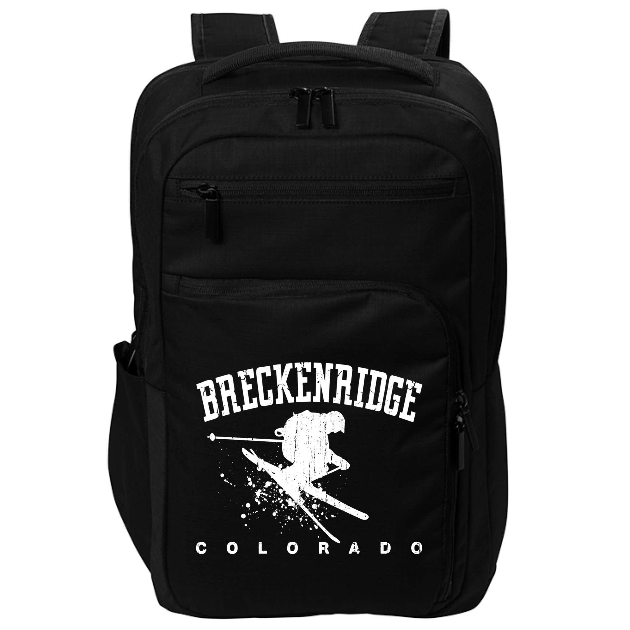 Breckenridge Colorado Alpine Snow Skiing Rocky Mountains Gift Impact Tech Backpack