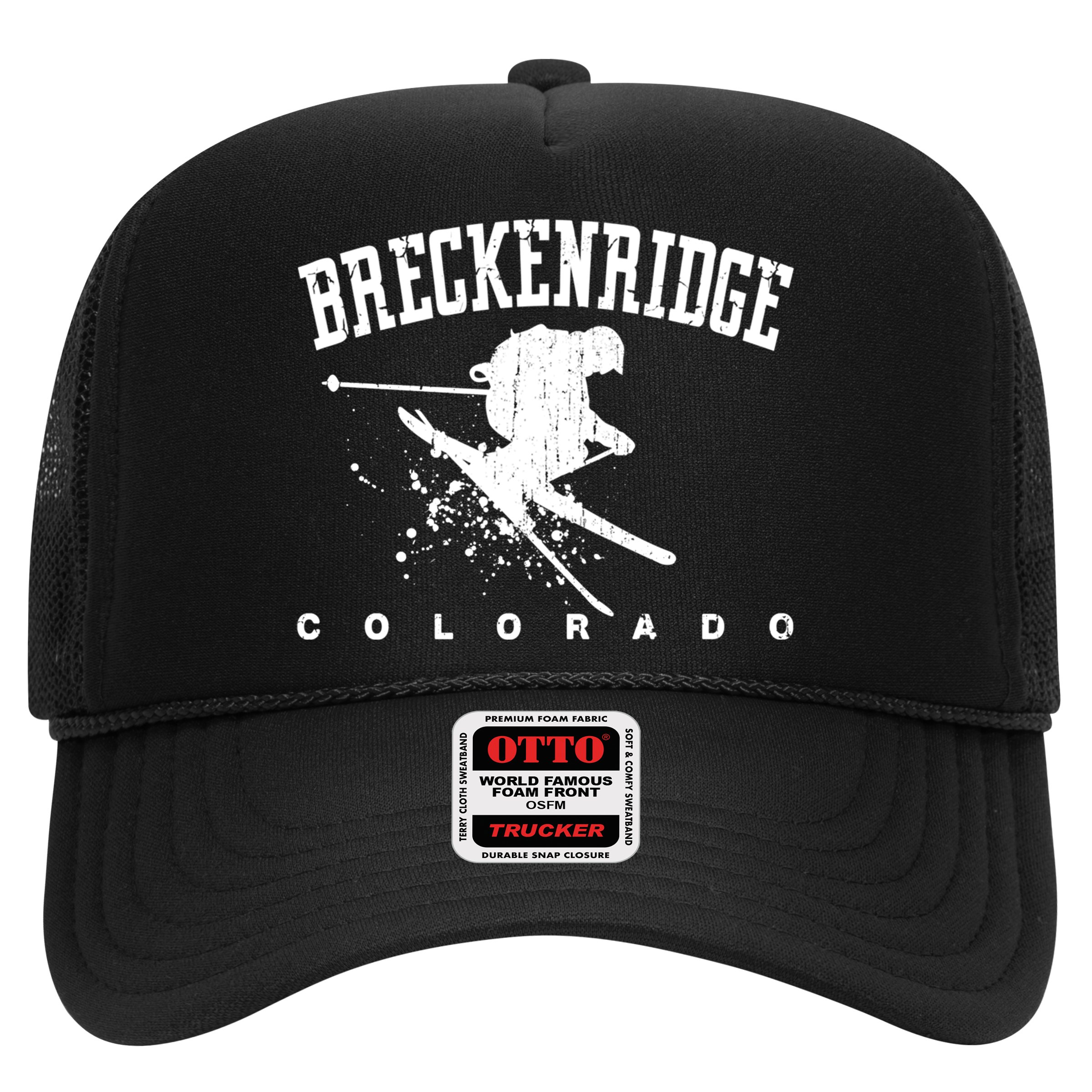 Breckenridge Colorado Alpine Snow Skiing Rocky Mountains Gift Hat