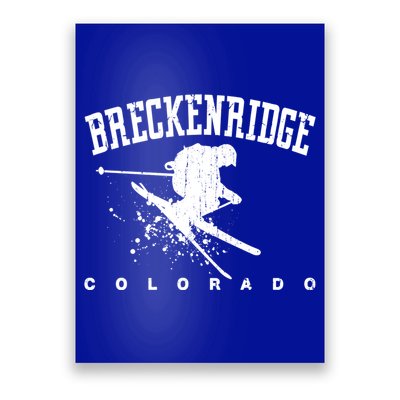 Breckenridge Colorado Alpine Snow Skiing Rocky Mountains Gift Poster