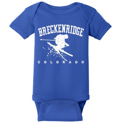 Breckenridge Colorado Alpine Snow Skiing Rocky Mountains Gift Baby Bodysuit