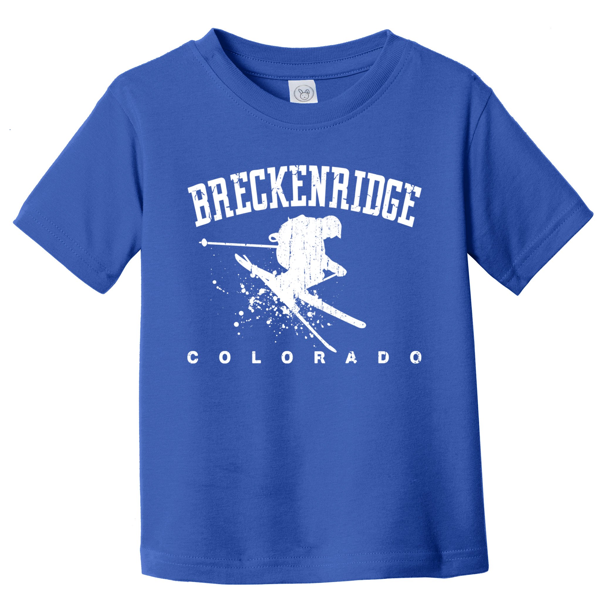 Breckenridge Colorado Alpine Snow Skiing Rocky Mountains Gift Toddler T-Shirt