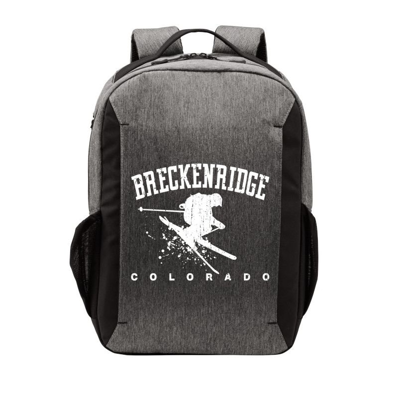 Breckenridge Colorado Alpine Snow Skiing Rocky Mountains Gift Vector Backpack