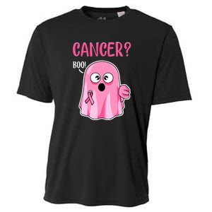 Breast Cancer Awareness October Pink Halloween Cute Boo Gift Cooling Performance Crew T-Shirt