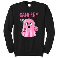 Breast Cancer Awareness October Pink Halloween Cute Boo Gift Sweatshirt