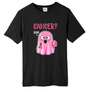 Breast Cancer Awareness October Pink Halloween Cute Boo Gift Tall Fusion ChromaSoft Performance T-Shirt