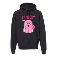 Breast Cancer Awareness October Pink Halloween Cute Boo Gift Premium Hoodie