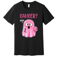 Breast Cancer Awareness October Pink Halloween Cute Boo Gift Premium T-Shirt