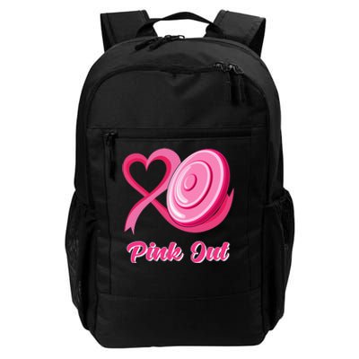 Breast Cancer Awareness Game Day Pink Disc Golf Sport Lover Daily Commute Backpack