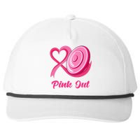 Breast Cancer Awareness Game Day Pink Disc Golf Sport Lover Snapback Five-Panel Rope Hat