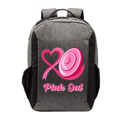 Breast Cancer Awareness Game Day Pink Disc Golf Sport Lover Vector Backpack