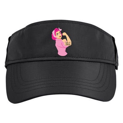 Breast Cancer Awareness Quotes Suck It Cancer Support Squad Adult Drive Performance Visor