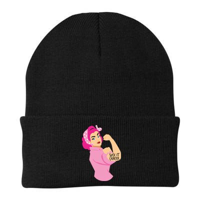 Breast Cancer Awareness Quotes Suck It Cancer Support Squad Beanie