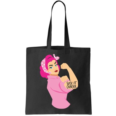 Breast Cancer Awareness Quotes Suck It Cancer Support Squad Bag