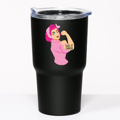 Breast Cancer Awareness Quotes Suck It Cancer Support Squad Tumbler