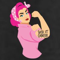 Breast Cancer Awareness Quotes Suck It Cancer Support Squad Golf Towel