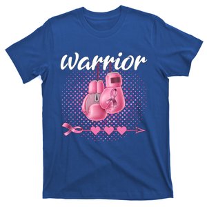 Breast Cancer Awareness Pink Boxing Gloves Warrior Cute Gift T-Shirt