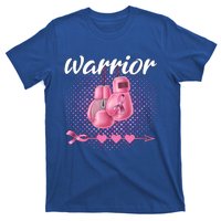 Breast Cancer Awareness Pink Boxing Gloves Warrior Cute Gift T-Shirt