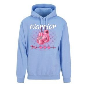 Breast Cancer Awareness Pink Boxing Gloves Warrior Cute Gift Unisex Surf Hoodie