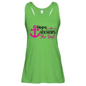 Breast Cancer Awareness Hope Anchors The Soul Ladies Essential Flowy Tank