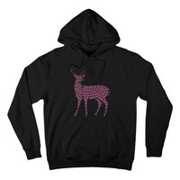 Breast Cancer Awareness Pink Ribbon & Survivor Deer Hoodie