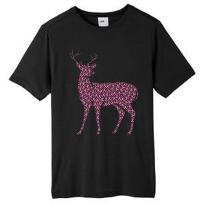 Breast Cancer Awareness Pink Ribbon & Survivor Deer Tall Fusion ChromaSoft Performance T-Shirt