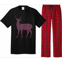 Breast Cancer Awareness Pink Ribbon & Survivor Deer Pajama Set