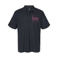 Breast Cancer Awareness Pink Ribbon & Survivor Deer Softstyle Adult Sport Polo