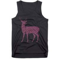 Breast Cancer Awareness Pink Ribbon & Survivor Deer Tank Top