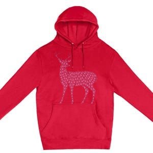 Breast Cancer Awareness Pink Ribbon & Survivor Deer Premium Pullover Hoodie