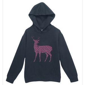 Breast Cancer Awareness Pink Ribbon & Survivor Deer Urban Pullover Hoodie