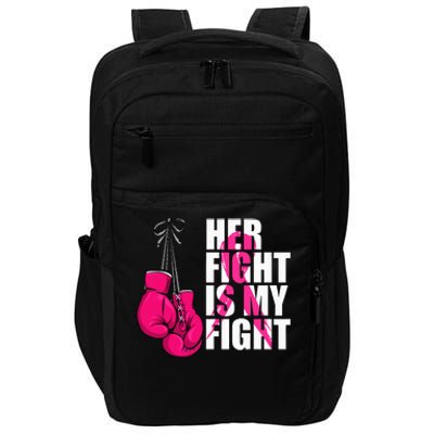 Breast Cancer Awareness Husband Support Squad Impact Tech Backpack