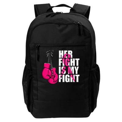 Breast Cancer Awareness Husband Support Squad Daily Commute Backpack