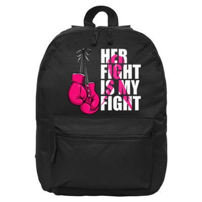 Breast Cancer Awareness Husband Support Squad 16 in Basic Backpack