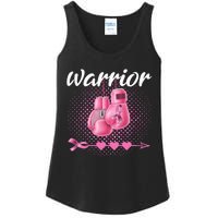 Breast Cancer Awareness Pink Boxing Gloves Warrior Ladies Essential Tank