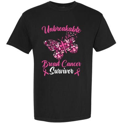 Breast Cancer Awareness Breast Cancer Survivor Garment-Dyed Heavyweight T-Shirt