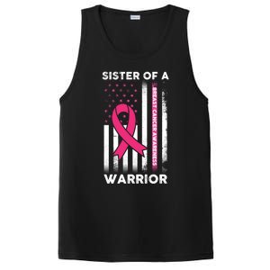 Breast Cancer Awareness Funny Gift Sister Of A Warrior Support Squad Gift PosiCharge Competitor Tank