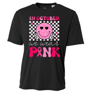 Breast Cancer Awareness In October We Wear Pink Cooling Performance Crew T-Shirt