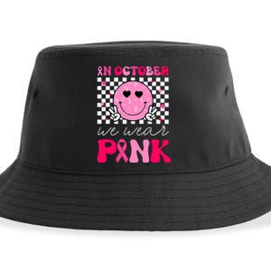 Breast Cancer Awareness In October We Wear Pink Sustainable Bucket Hat