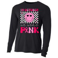 Breast Cancer Awareness In October We Wear Pink Cooling Performance Long Sleeve Crew