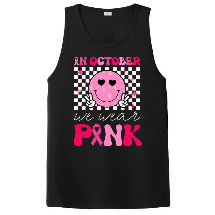 Breast Cancer Awareness In October We Wear Pink PosiCharge Competitor Tank